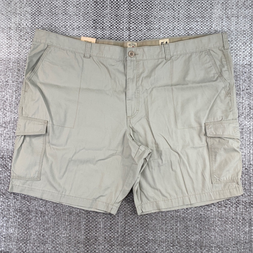 RedHead Rock Bridge Cargo Shorts Mens 54 Stone Khaki Cotton Utility Outdoor NEW